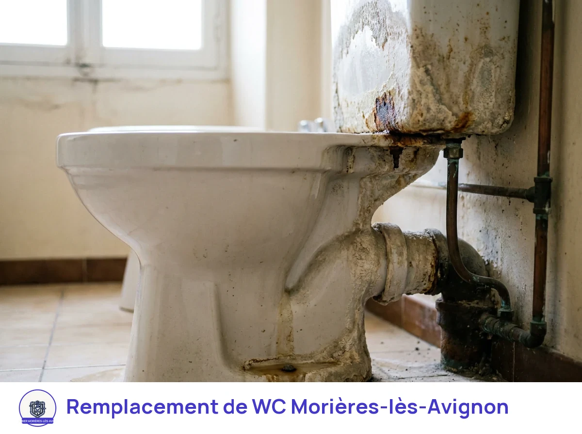 Remplacement de WC à Morières-lès-Avignon